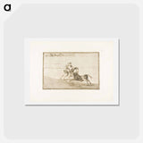 アートポストカード-The Art of Bullfighting - フランシスコ デ ゴヤ Postcard.