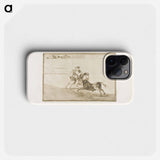 The Art of Bullfighting - Francisco de Goya Phone Case.