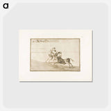 アートポストカード-The Art of Bullfighting - フランシスコ デ ゴヤ Postcard.