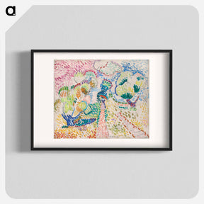 アートポスター-Madame Matisse in the Olive Grove - アンリ マティス Poster.