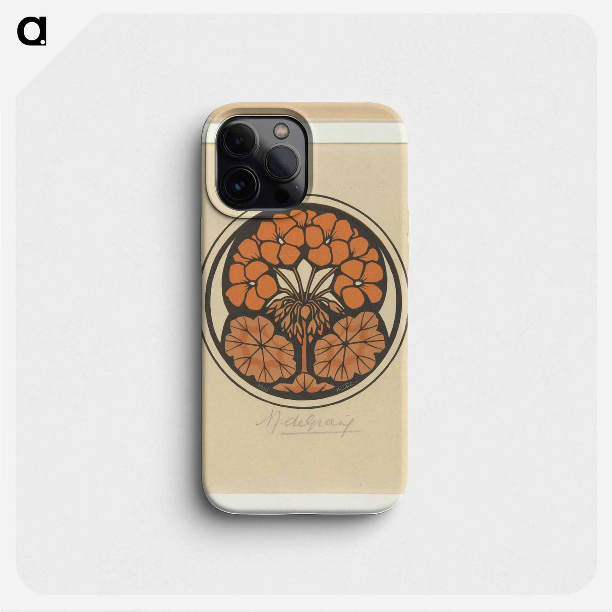 Geranium - Julie de Graag Phone Case.