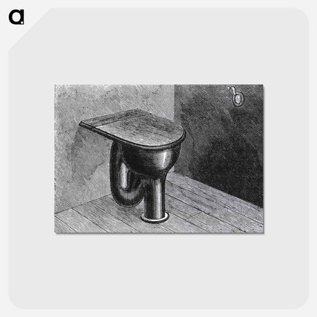 アートポストカード-Closet Without Enclosure
 - 国立医学図書館 Postcard.