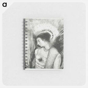 アートメモ帳-Voici la Bonne Déesse - オディロン ルドン Memo.