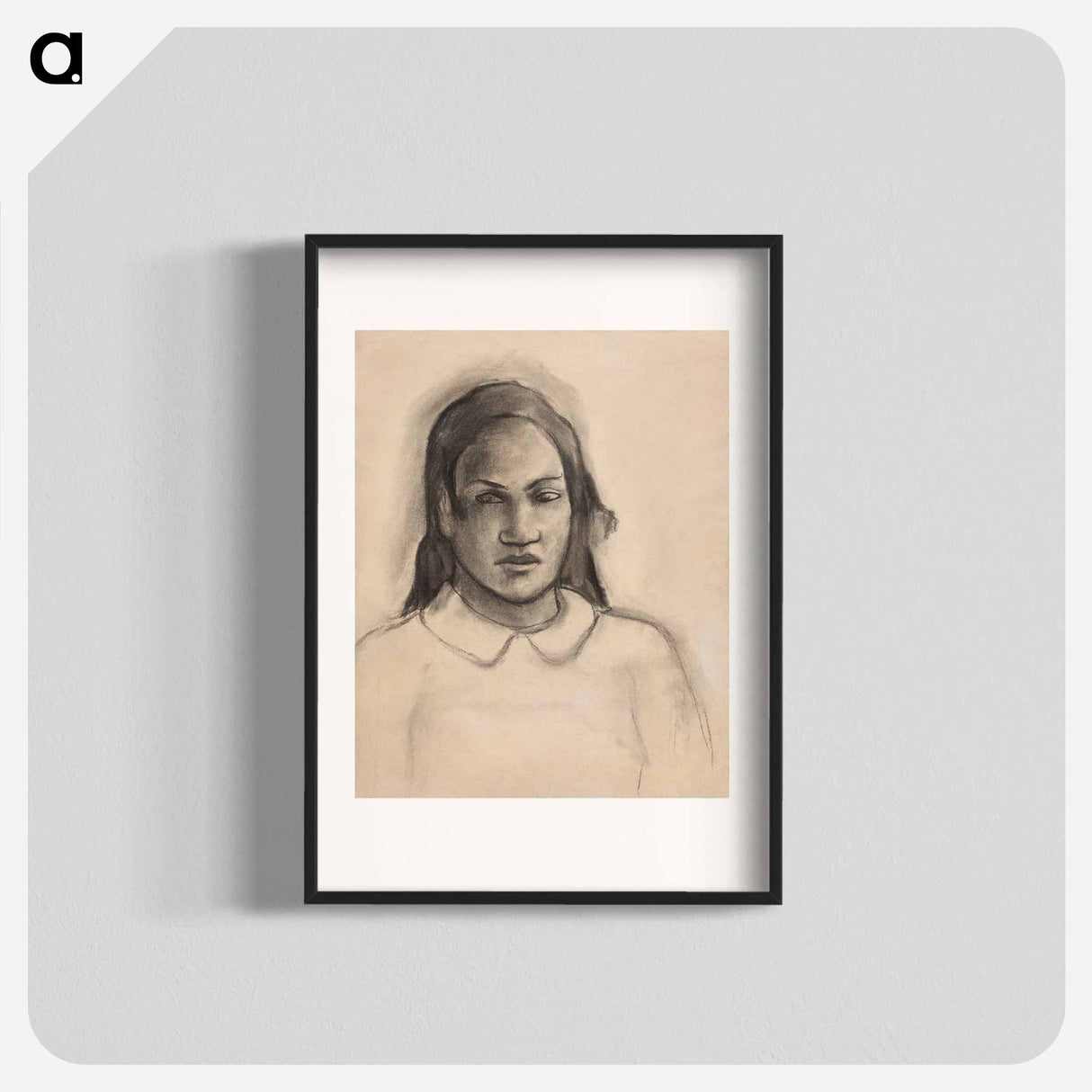 Portrait of Tehamana - ポール ゴーギャン Poster.