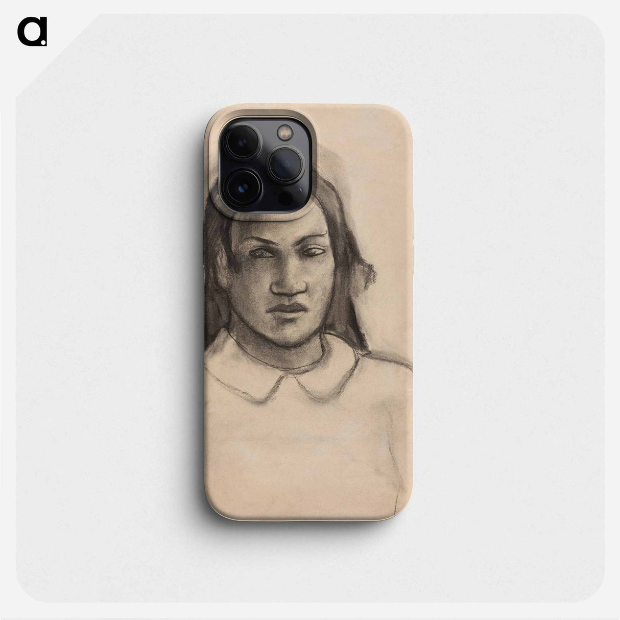 Portrait of Tehamana - ポール ゴーギャン Phone Case.