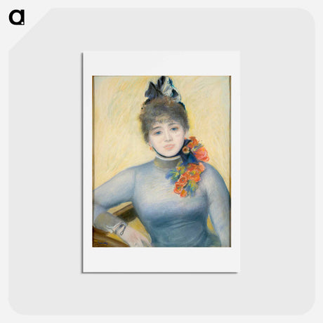 アートポストカード-Caroline Rémy ("Séverine") - ピエール オーギュスト ルノワール Postcard.