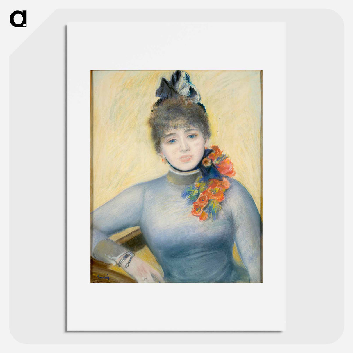 Caroline Rémy ("Séverine") - Pierre-Auguste Renoir Poster.