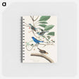 アートメモ帳-Indigo Bird from Birds of America
 - アメリカの鳥たち Memo.