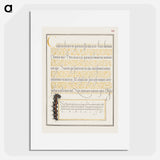 アートポスター-Dagger from Mira Calligraphiae Monumenta
 - 書道のお手本 Poster.