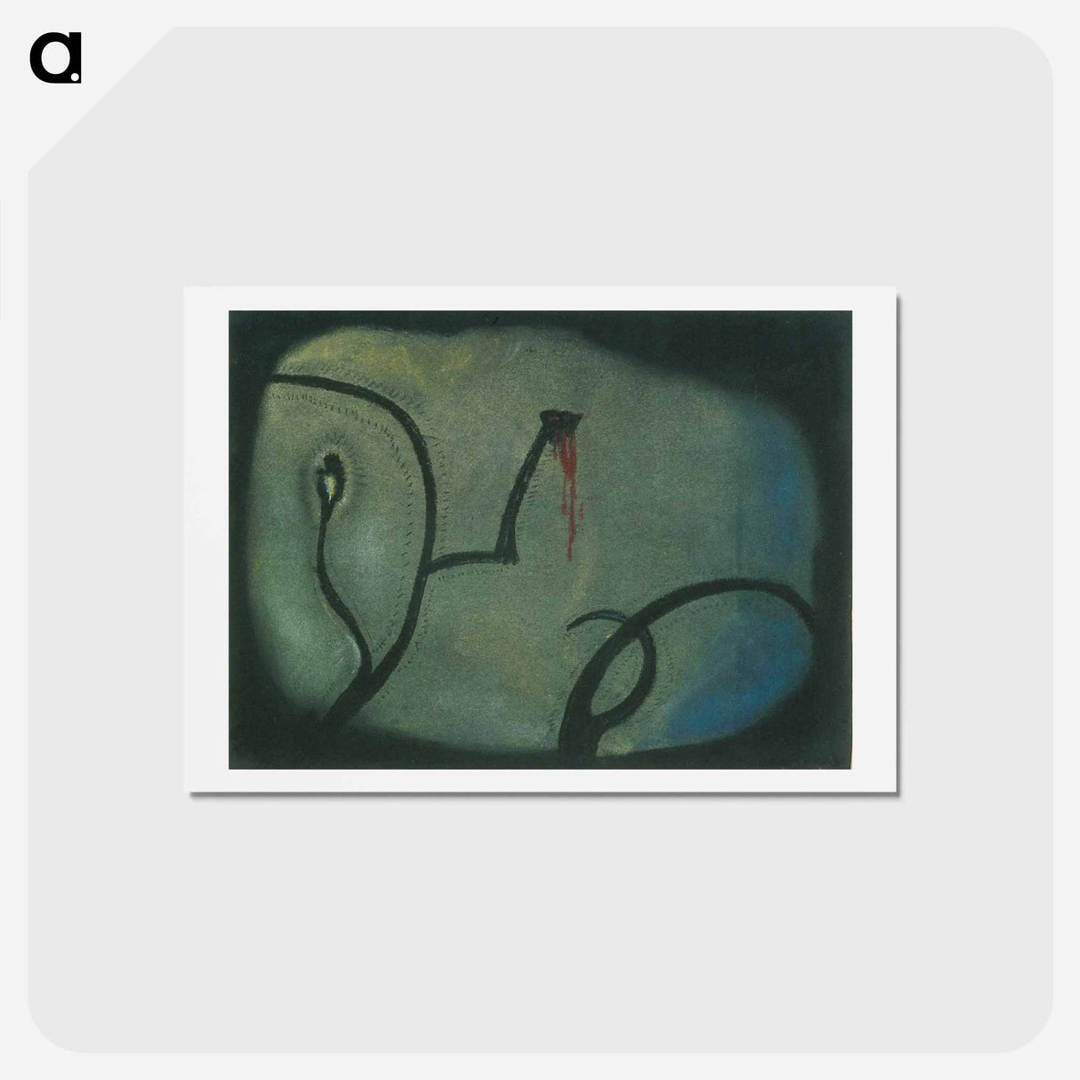 アートポストカード-Composition - テオ ファン ドゥースブルフ Postcard.