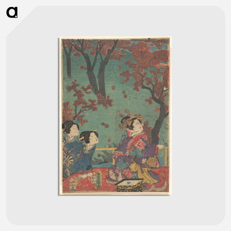 アートポストカード-Utagawa Kunisada Print
 - 歌川 国貞 Postcard.