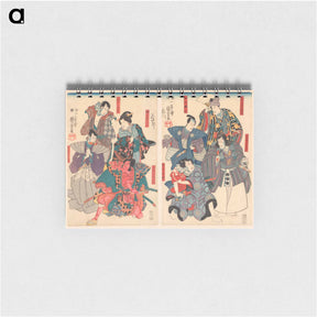 アートメモ帳-Ichikawa Danjûrô VIII in eight different roles - 歌川 国芳 Memo.