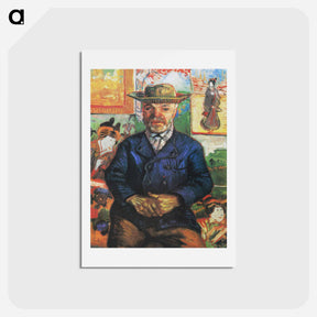 アートポストカード-Portrait of Père Tanguy - フィンセント ファン ゴッホ Postcard.