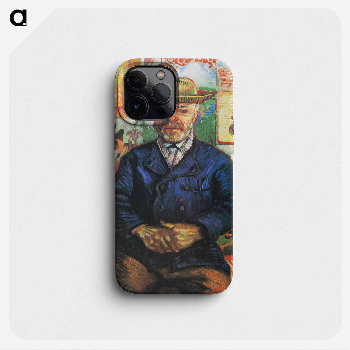 Portrait of Père Tanguy - フィンセント ファン ゴッホ Phone Case.