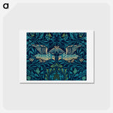 Birds - ウィリアム モリス Postcard.