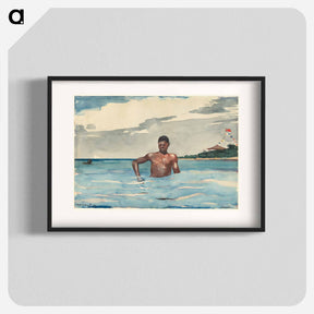アートポスター-The Bather - ウィンスロー ホーマー Poster.