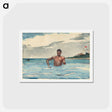 アートポストカード-The Bather - ウィンスロー ホーマー Postcard.
