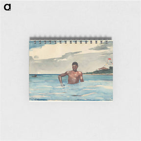 アートメモ帳-The Bather - ウィンスロー ホーマー Memo.