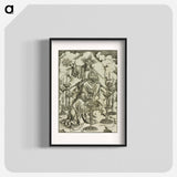 The Vision of the Seven Candlesticks - アルブレヒト デューラー Poster.