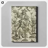 The Vision of the Seven Candlesticks - アルブレヒト デューラー Canvas.