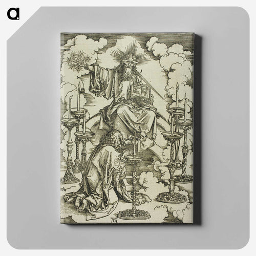 The Vision of the Seven Candlesticks - アルブレヒト デューラー Canvas.