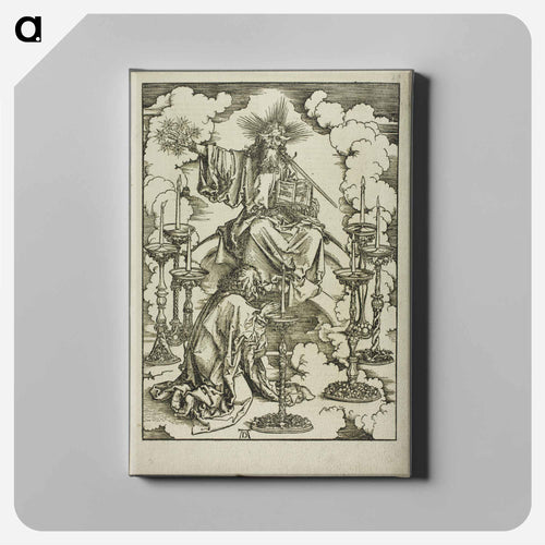 The Vision of the Seven Candlesticks - アルブレヒト デューラー Canvas.