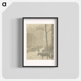 The Street, Fifth Avenue - アルフレッド スティーグリッツ Poster.