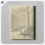 The Street, Fifth Avenue - アルフレッド スティーグリッツ Canvas.