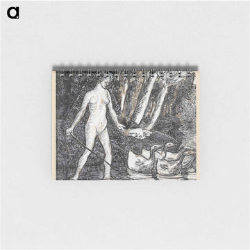 Bather with Geese - カミーユ ピサロ Memo.