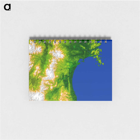 アートメモ帳-Sendai, Miyagi Prefecture, Aftermath of Earthquake, as Seen by NASA Shuttle Radar Topography Mission
 - 上空からの地球 Memo.