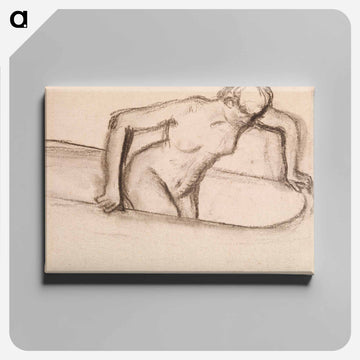 Woman in Tub - エドガー ドガ Canvas.