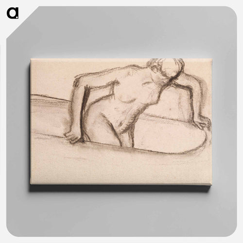 Woman in Tub - エドガー ドガ Canvas.