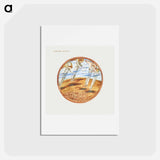 アートポストカード-Morning Glories from The Flower Book - エドワード バーン ジョーンズ Postcard.