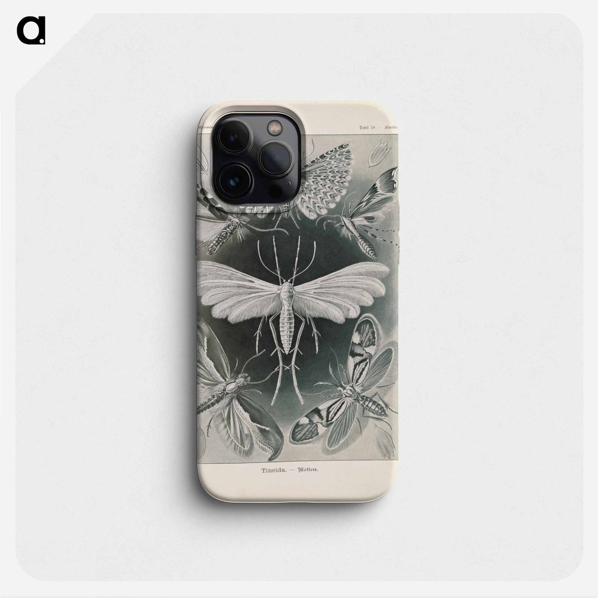 Moths illustration from Kunstformen der Natur - エルンスト ヘッケル Phone Case.