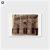 アートポストカード-Abbeville, Saint-Vulfran
 - ウジェーヌ アジェ Postcard.
