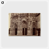 アートポストカード-Abbeville, Saint-Vulfran
 - ウジェーヌ アジェ Postcard.