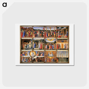 アートポストカード-Scenes from the Life of Christ - フラ アンジェリコ Postcard.
