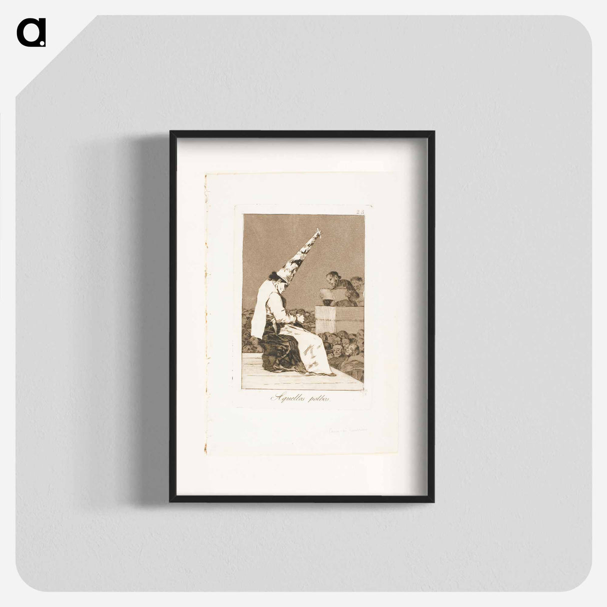 Those specks of dust - Francisco de Goya Poster.