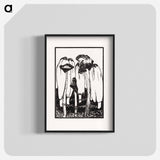 Ink mushrooms - Julie de Graag Poster.