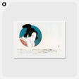 アートポストカード-Hokusai’s Japanese woman - 葛飾 北斎 Postcard.