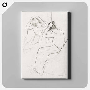 アートパネル-The Coiffure - メアリー カサット Canvas.