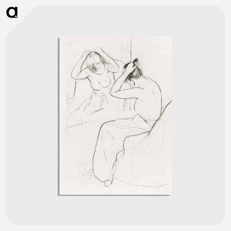 アートポストカード-The Coiffure - メアリー カサット Postcard.