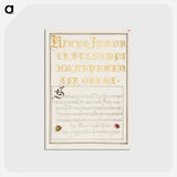 アートポストカード-Beetlelike Insects from Mira Calligraphiae Monumenta
 - 書道のお手本 Postcard.