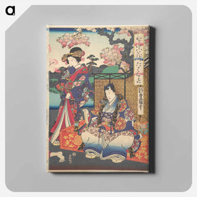アートパネル-Utagawa Kunisada Print
 - 歌川 国貞 Canvas.