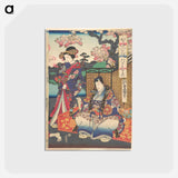 アートポストカード-Utagawa Kunisada Print
 - 歌川 国貞 Postcard.