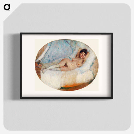 アートポスター-Reclining Nude - フィンセント ファン ゴッホ Poster.