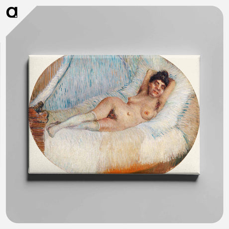 アートパネル-Reclining Nude - フィンセント ファン ゴッホ Canvas.