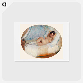 アートポストカード-Reclining Nude - フィンセント ファン ゴッホ Postcard.