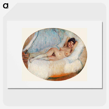 アートポスター-Reclining Nude - フィンセント ファン ゴッホ Poster.
