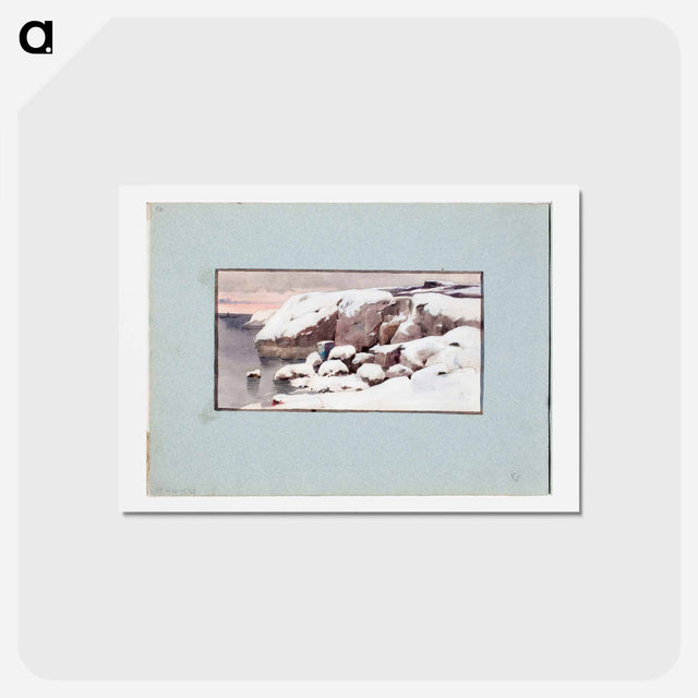 アートポストカード-(unknown) part of a sketchbook - アルバート エーデルフェルト Postcard.